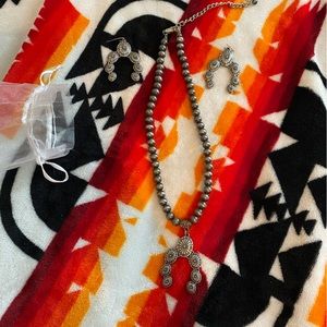 Navajo pearls necklace set